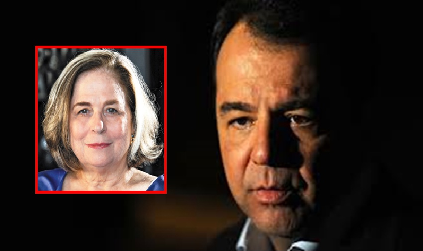 Sérgio Cabral e Hildegard Angel