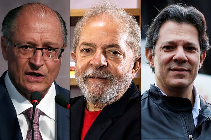 Alckmin, Lula e Haddad