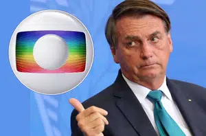 Bolsonaro e Rede Globo(Montagem pensarpiauí)