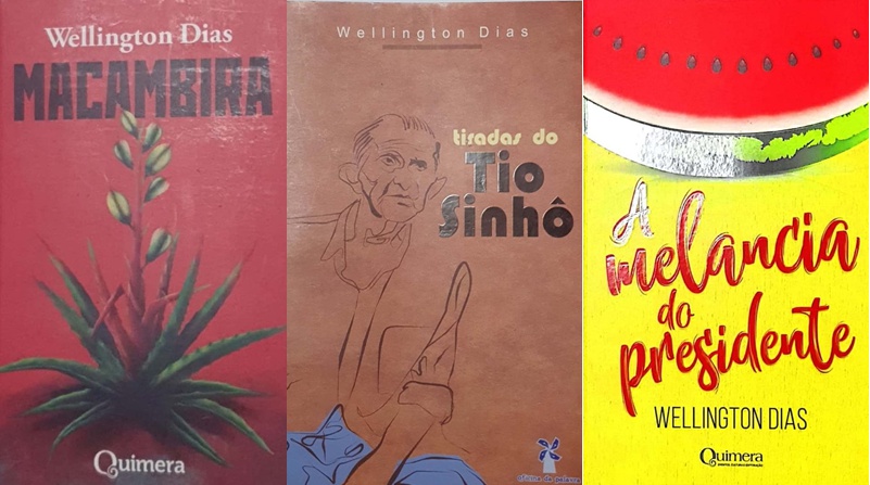 Capas dos livros de Wellington Dias