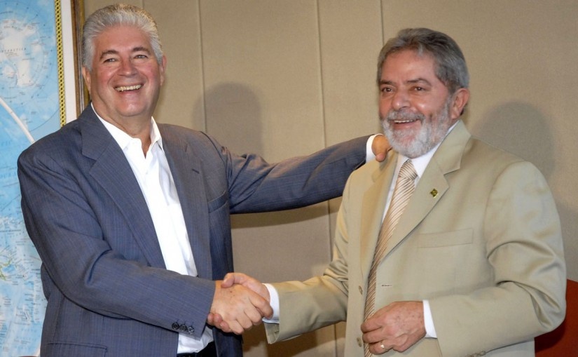 Lula e Roberto Requião