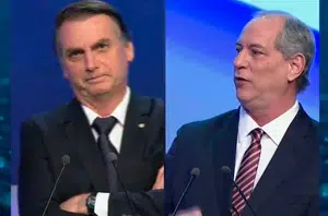 Bolsonaro e Ciro Gomes(Reprodução)