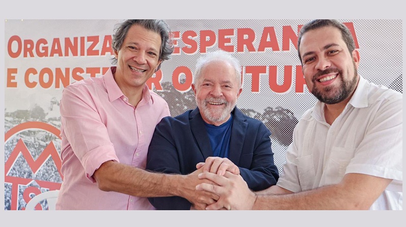 Haddad, Lula e Boulos