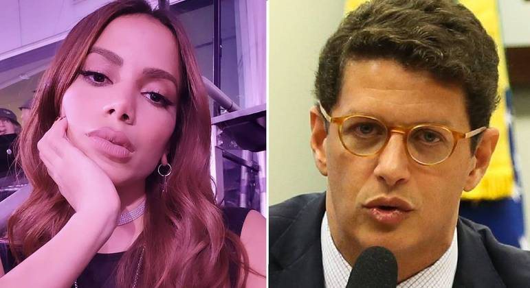 Anitta bloqueia ex-ministro Salles em rede social; entenda o caso