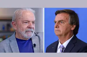 Lula e Bolsonaro(Montagem pensarpiauí)