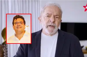 Lula e Rafael Fonteles(Montagem pensarpiauí)