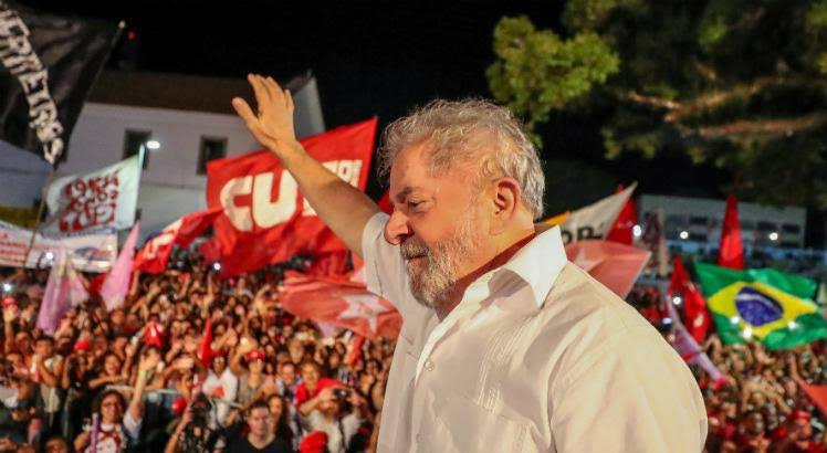 Lula em evento das Centrais Sindicais