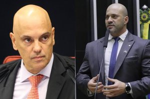 Moraes e Daniel Silveira(Reprodução)