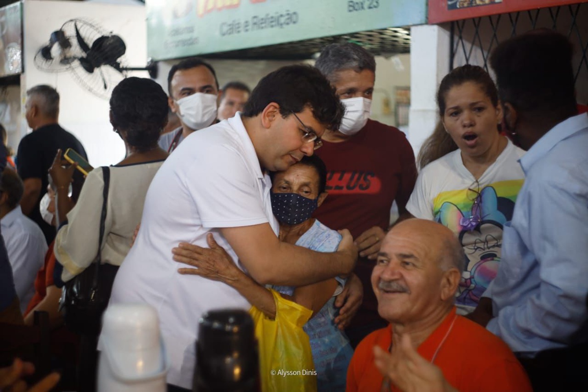 Rafael Fonteles no Mercado do Mafuá