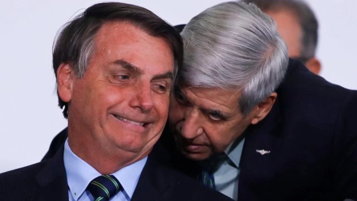 Jair Bolsonaro e o general Augusto Heleno