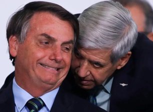 Jair Bolsonaro e o general Augusto Heleno