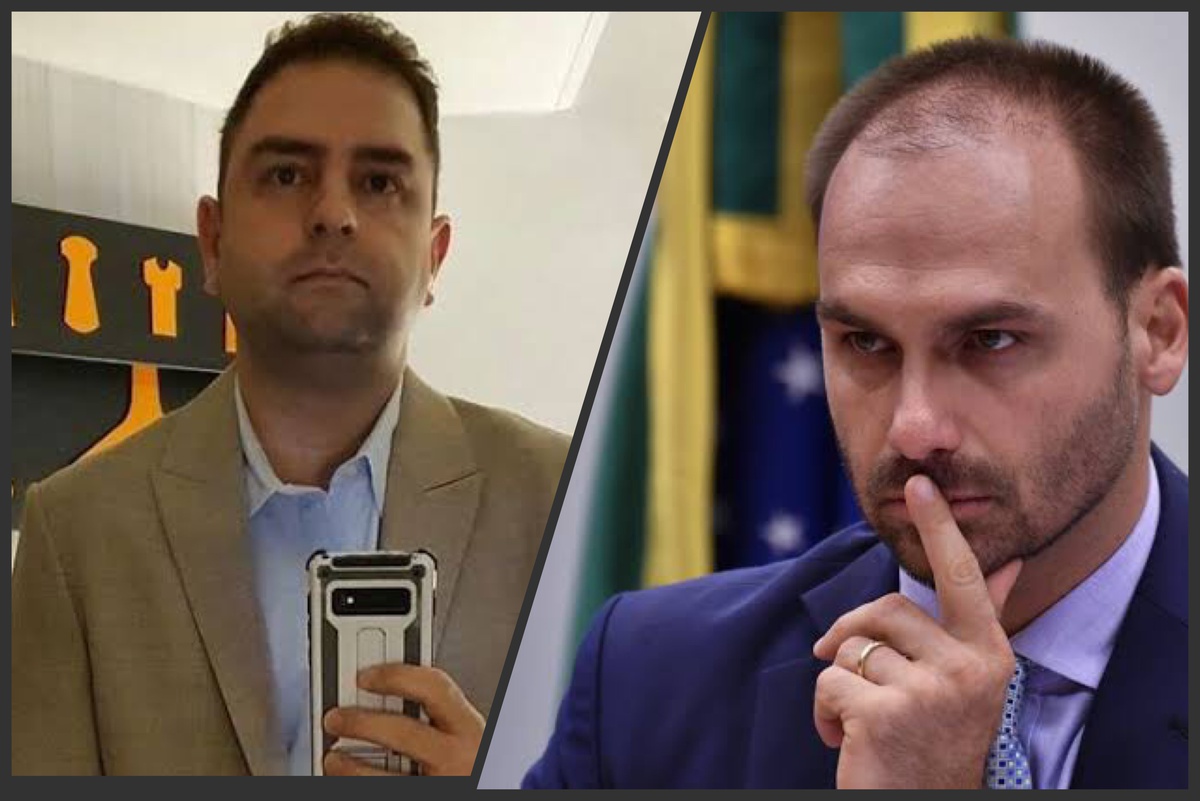 Luís Cláudio e Eduardo Bolsonaro