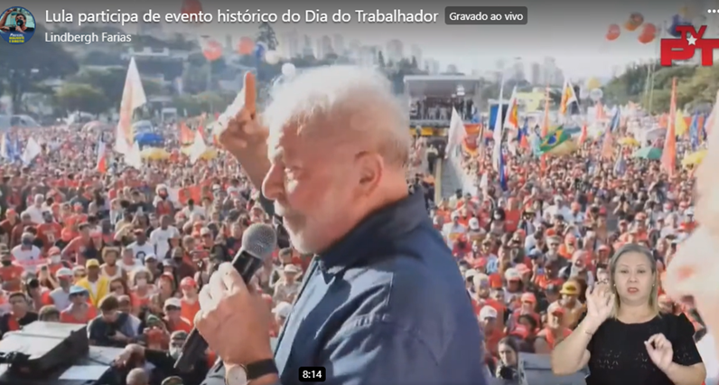 Lula segue líder, diz pesquisa Exame/Ideia