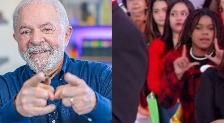 Vídeo: Lula manda abraço a jovem fez o “L” durante discurso de bolsonarista no SBT