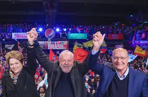 Lula, Alckmin e Dilma(Reprodução)