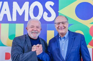 Lula e Alckmin(Reprodução/PT)