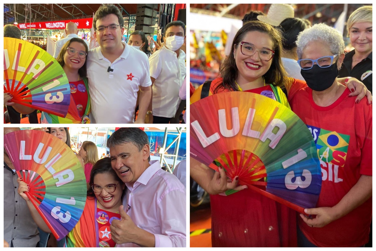 Beel da Silva com Rafael Fonteles, Wellington Dias e a governadora Regina Sousa