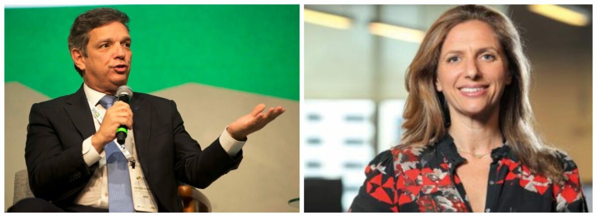Caio Paes de Andrade, novo presidente da Petrobrás, e sua ex-mulher, a americana Margot Greenman