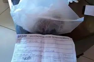 Hospital entrega rim de paciente em saco plástico à família na Bahia(Divulgação)