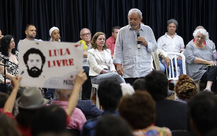Lula em evento com a comunidade judaica