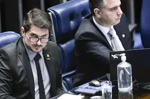Marcos do Val e Rodrigo Pacheco(Rudy/Agência Senado)