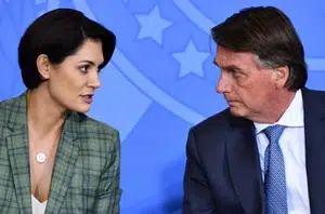 Michelle e Bolsonaro(Reprodução)