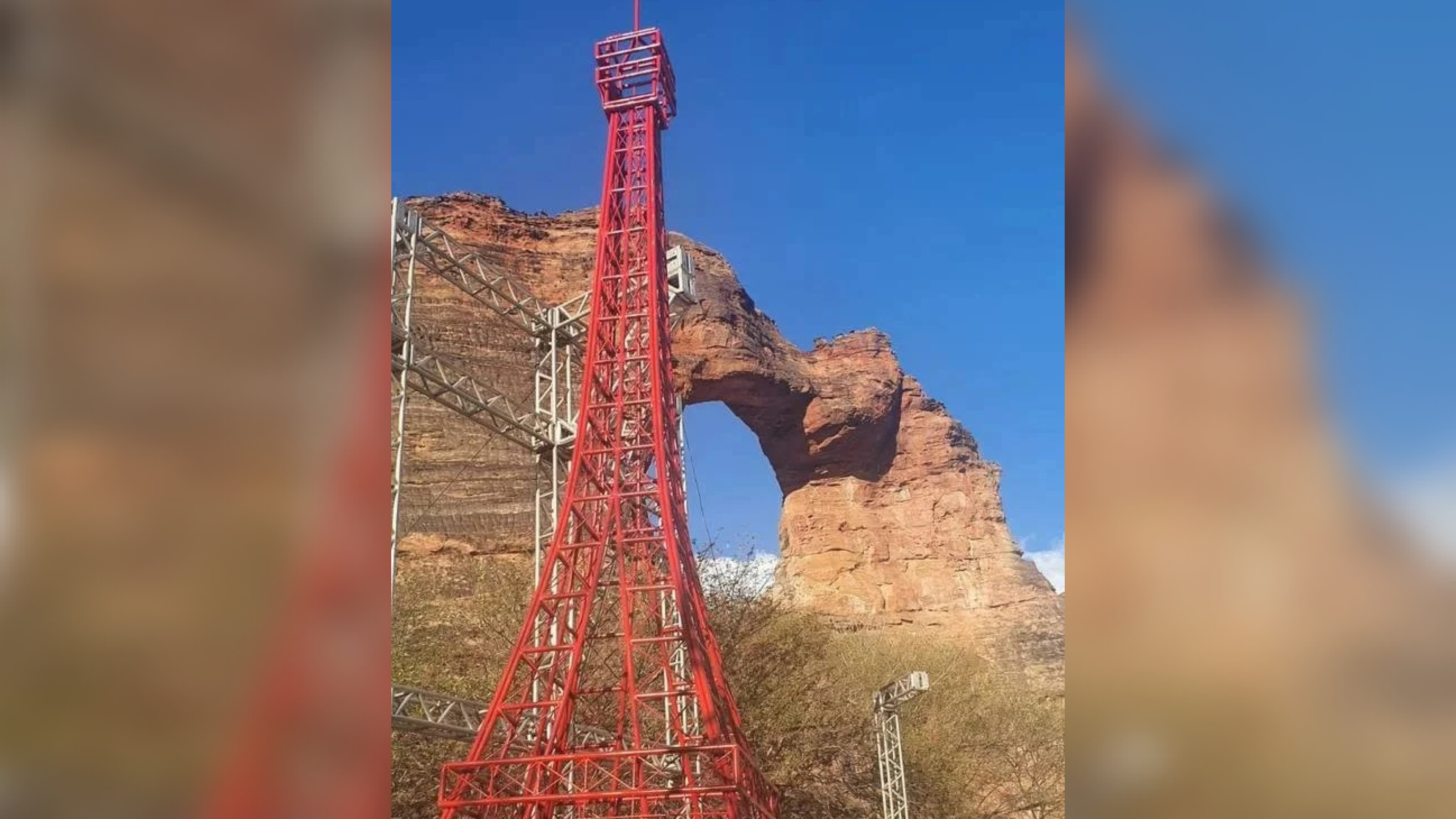 Parque Nacional Serra da Capivara ganha réplica da Torre Eiffel