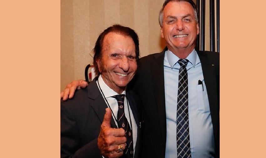 Emerson Fittipaldi e Bolsonaro