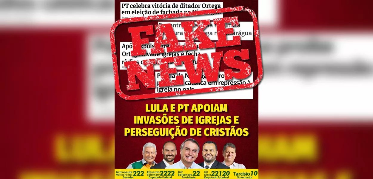 Eduardo Bolsonaro faz terrorismo eleitoral e divulga fake news sobre Lula