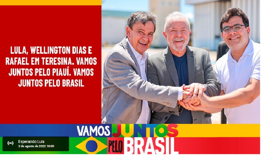 Ao vivo: Lula em Teresina