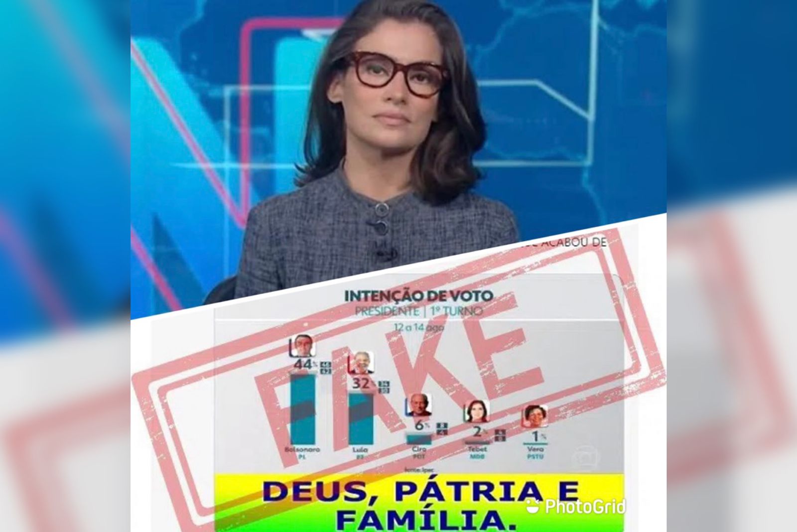 Deepfake: bolsonaristas manipulam reportagem do Jornal Nacional com pesquisa falsa