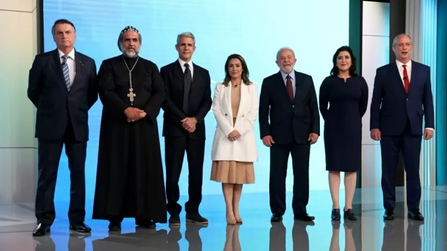 Bolsonaro, Kelmon, D'Avila, Soraya, Lula, Simone e Ciro