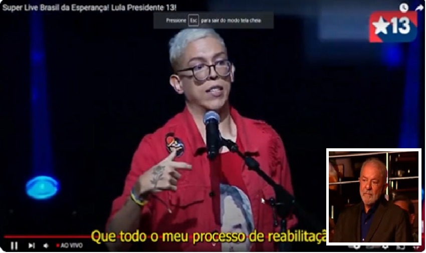 Video: Lula aplaude de pé a fala do influencer Ivan Baron