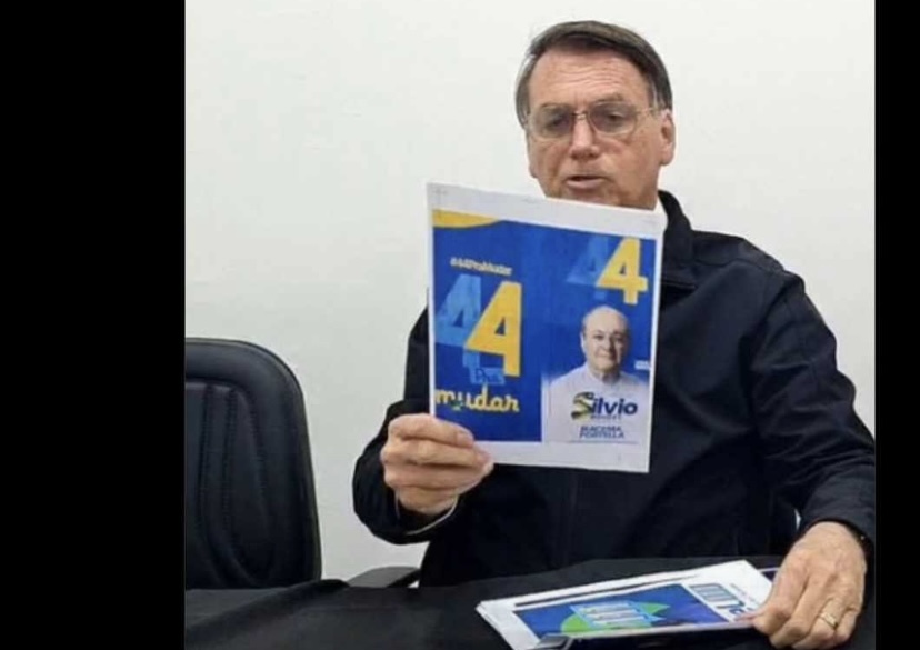 Vídeo: Jair Bolsonaro faz propaganda para Silvio Mendes