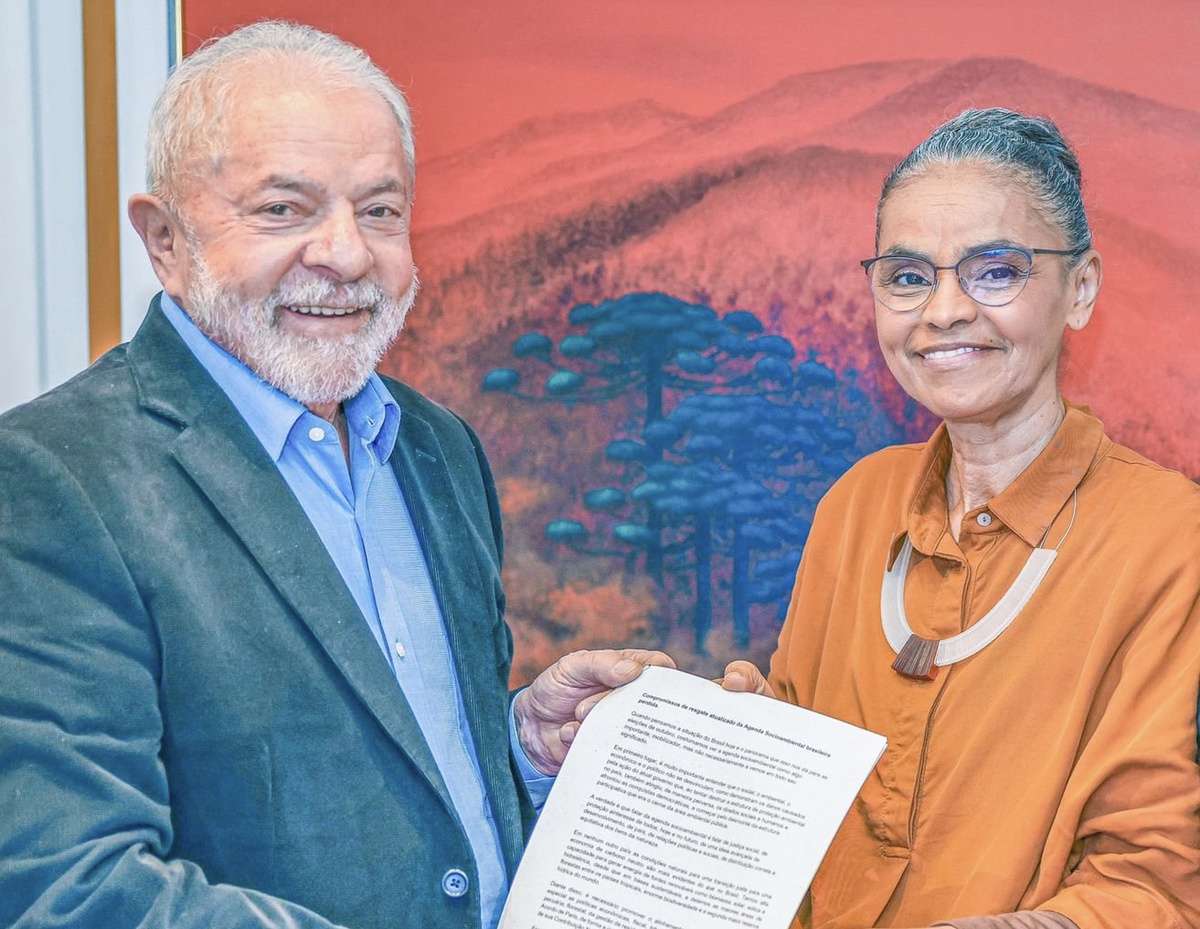 Lula e Marina Silva