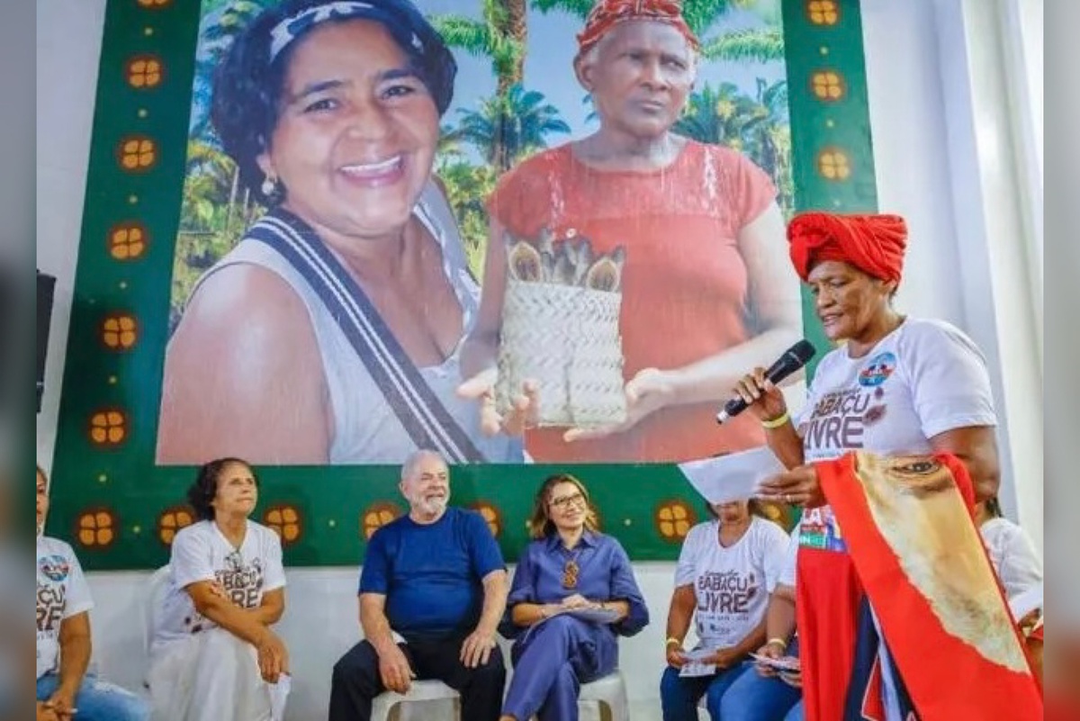 Lula em conversa com mulheres no Maranhão