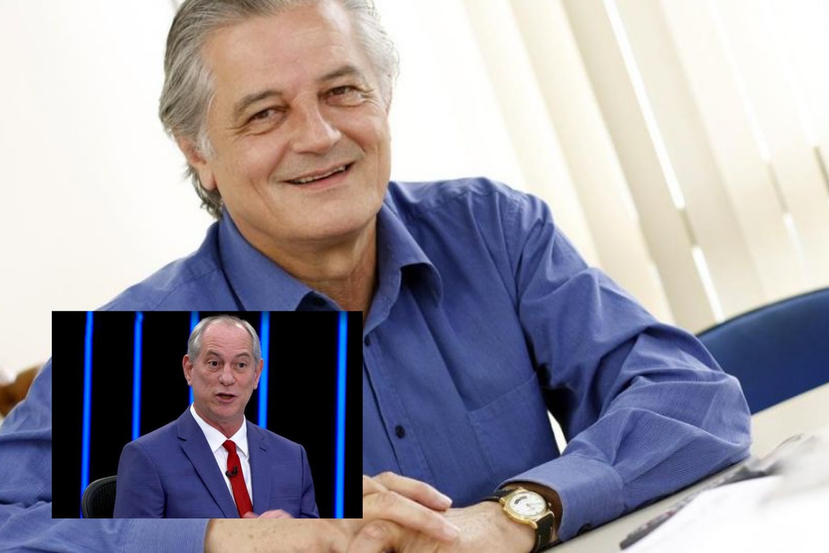 O ex-deputado estadual Haroldo Ferreira (PDT-PR) e Ciro Gomes