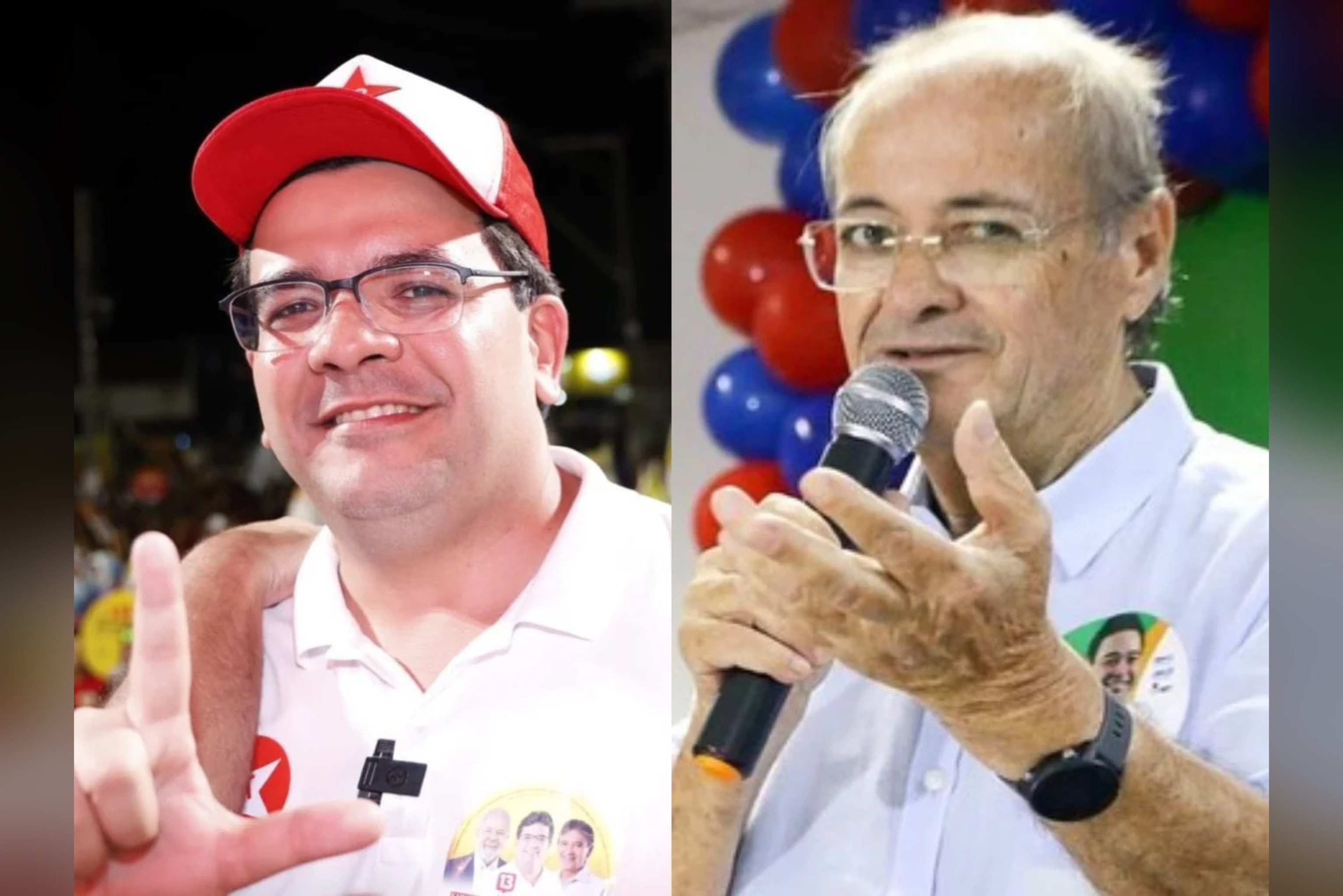 Rafael lidera com 55,6% dos votos; Sílvio tem 34,28%, diz Amostragem