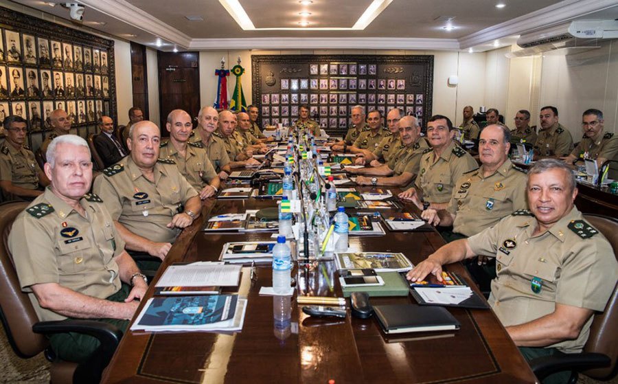 Reunião do Alto-Comando do Exército em Maio de 2019