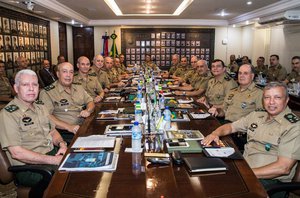 Reunião do Alto-Comando do Exército em Maio de 2019(Reprodução)