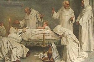 Transgeneridade: nos preparativos fúnebres os monges perceberam que Marino tinha vagina(Reprodução)