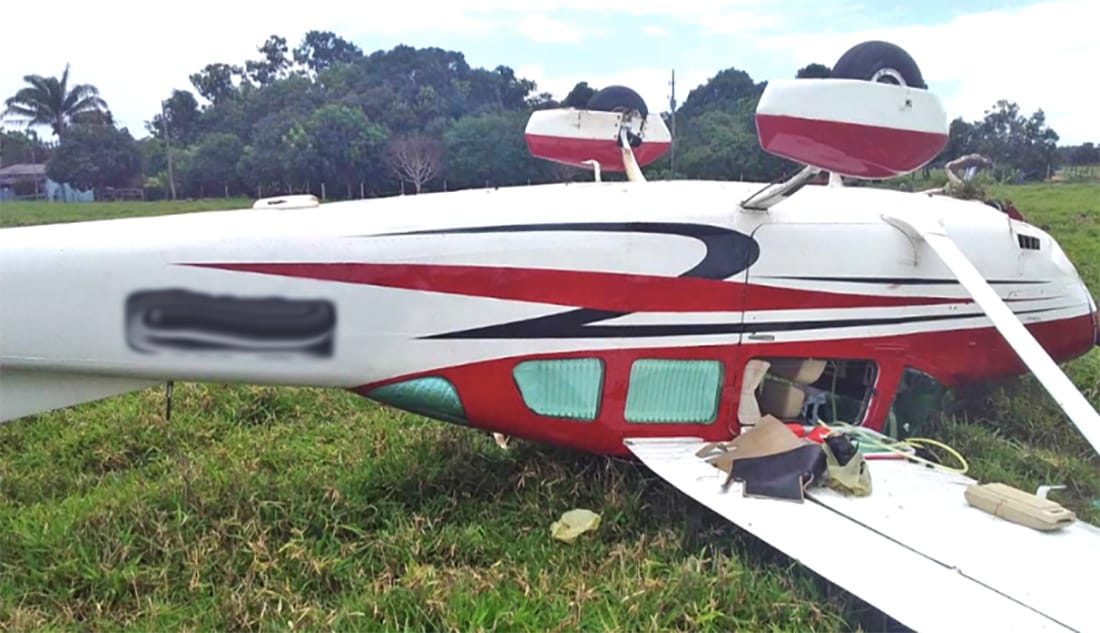 Avião roubado do médico Jacinto Lay caiu no Mato Grosso