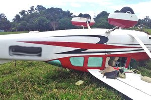 Avião caiu no Mato Grosso(Reprodução/polícia civil)