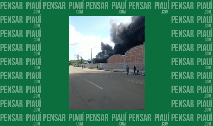 Teresina: incêndio em fábrica de plásticos e borracha na zona sul