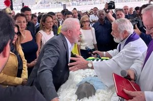 Lula chega ao velório do Rei Pelé(Reprodução)