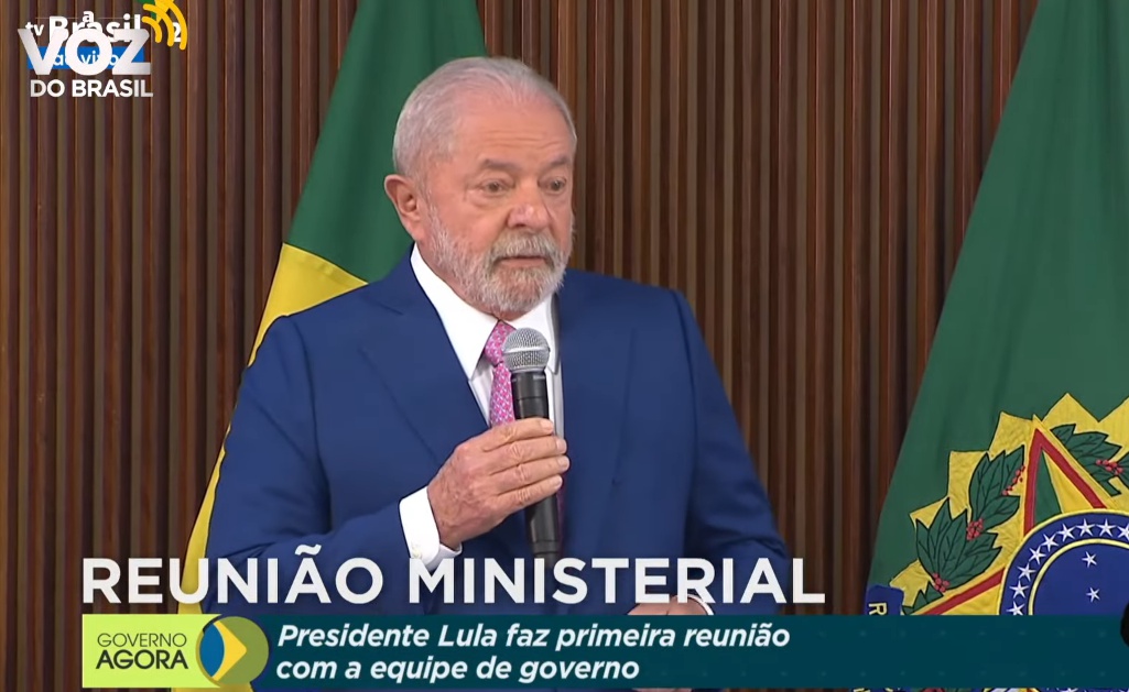 O presidente Lula (PT)