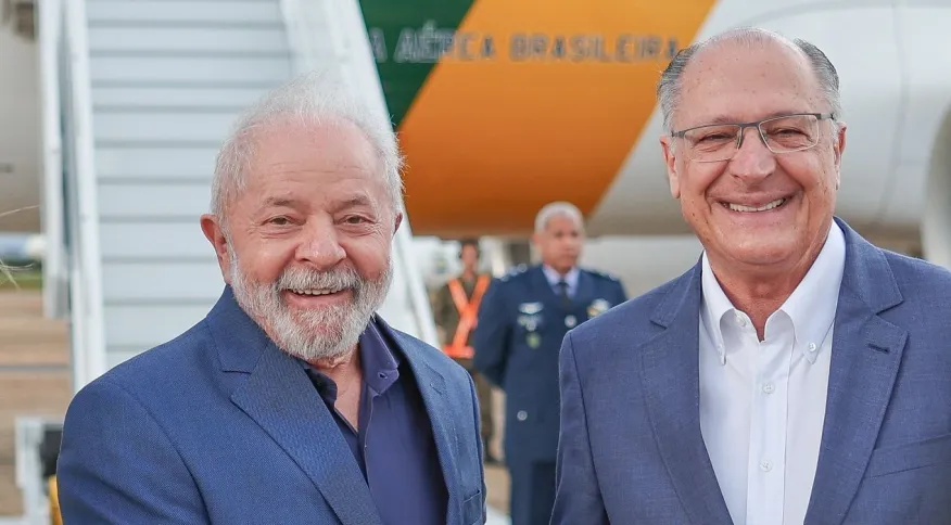 Presidente Lula (PT) e vice-presidente Geraldo Alckmin (PSB)