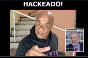 Site hackeado(Divulgação)