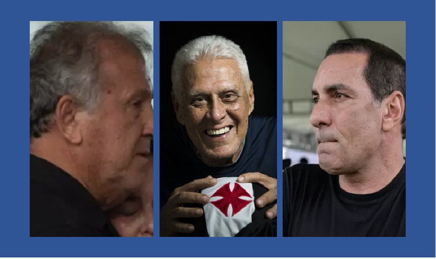 O velório de Dinamite e a emoção de Edmundo e Zico