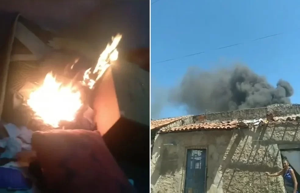 Vídeo: Adolescente de 15 anos ateia fogo na casa da mãe em Picos: “Vai dormir no inferno”